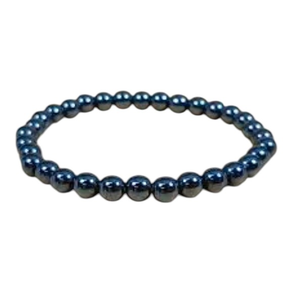 Hematite Bracelet 8mm - Picture 1 of 3